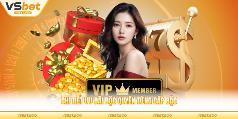 Chi tiết ưu đãi độc quyền từng cấp bậc